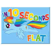 My Little Pony Rainbow Dash In 10 Seconds Flat Magnet